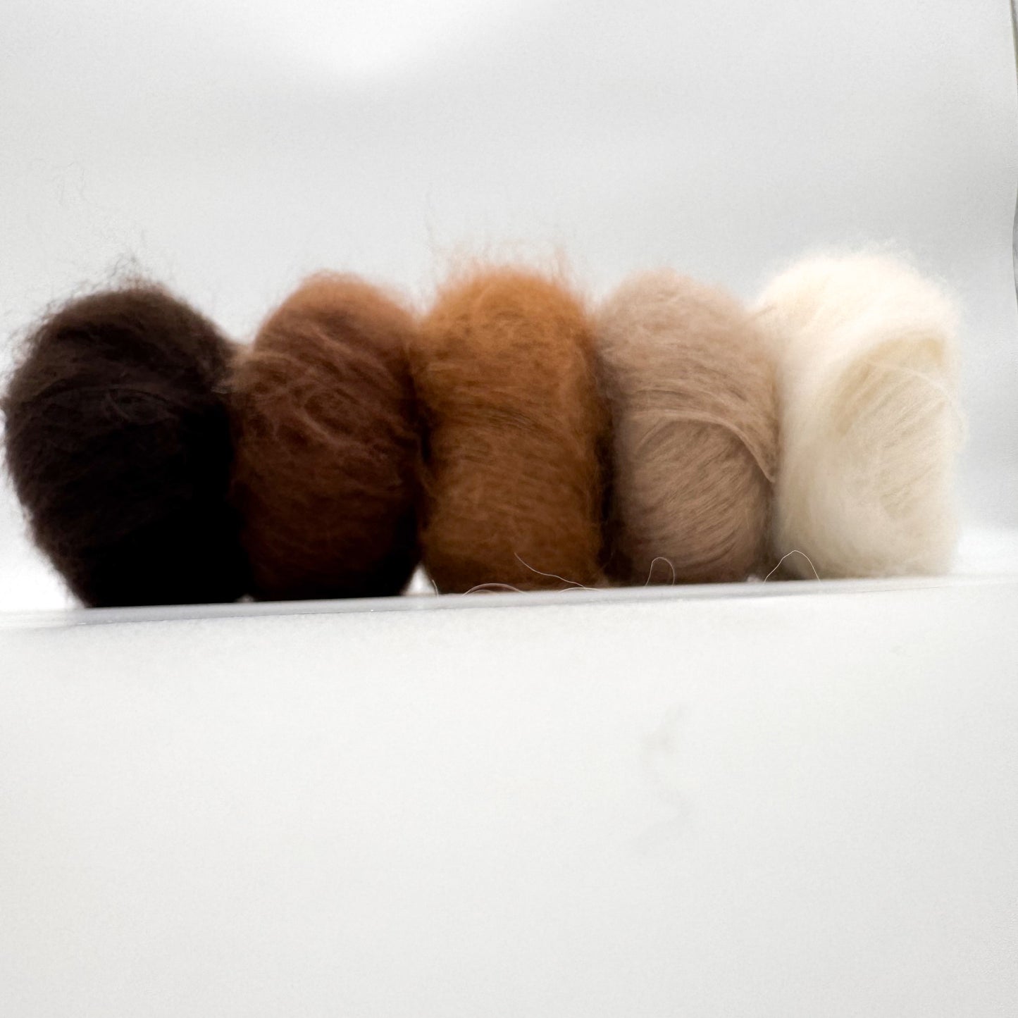 Mohair Sport Garn in der Farbe Karamell – Superkid-Mohair und Seide von A Knitters World