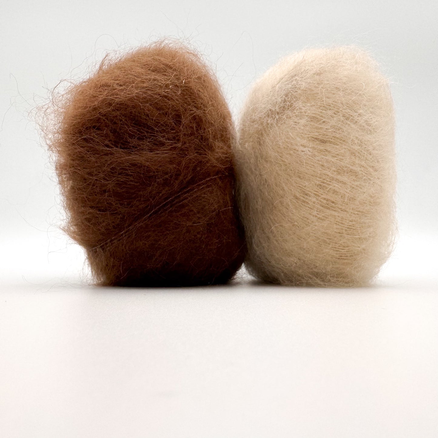 Mohair Sport Garn in der Farbe Nussbraun – Superkid-Mohair und Seide von A Knitters World