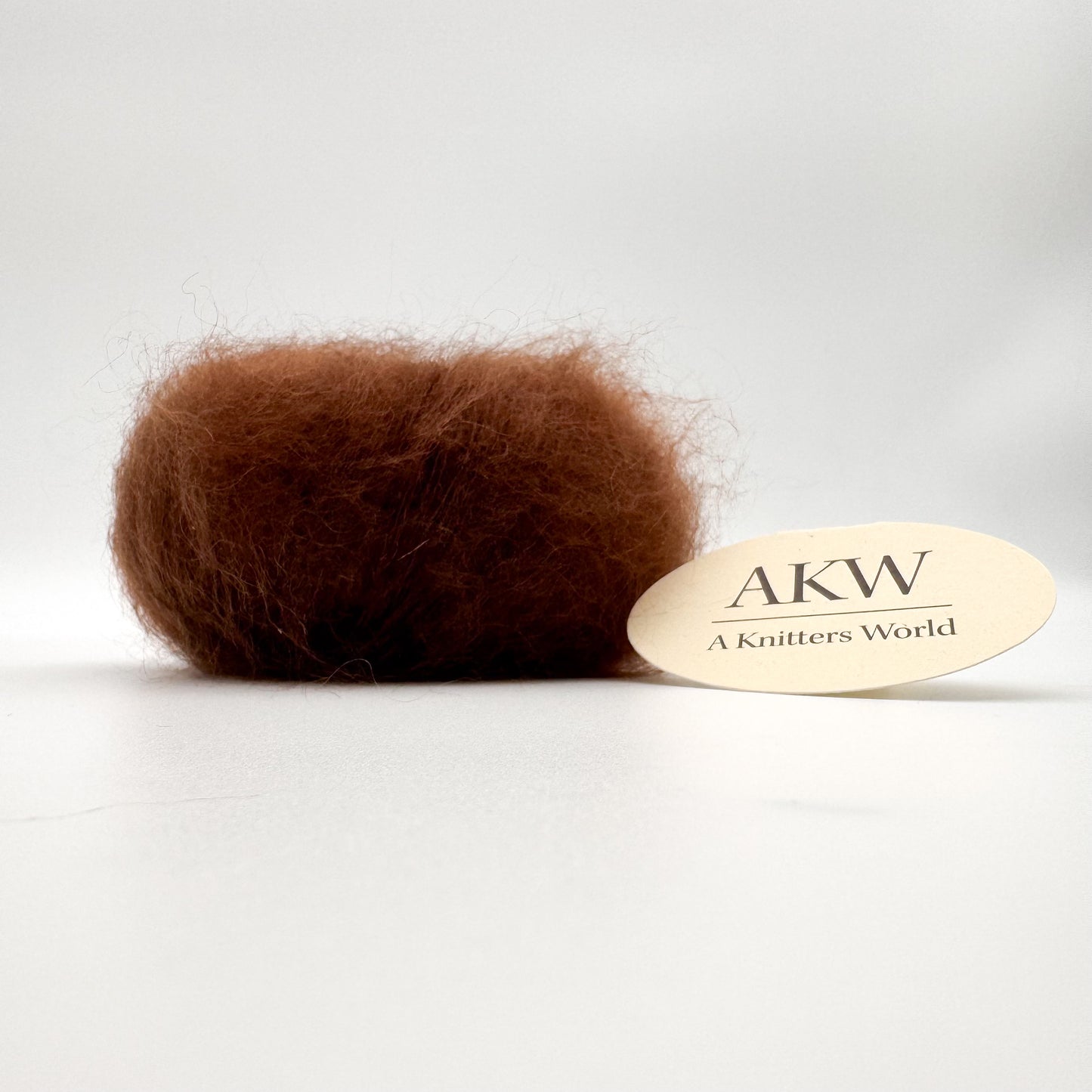 Mohair Sport Garn in der Farbe Nussbraun – Superkid-Mohair und Seide von A Knitters World