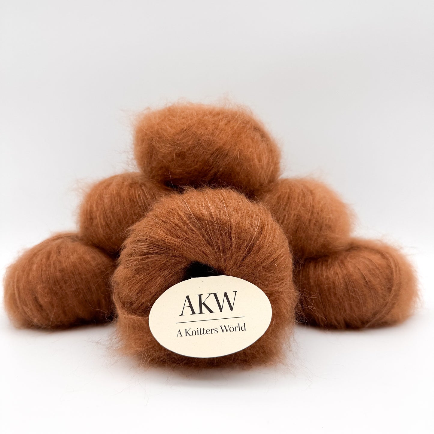 Mohair Sport Garn in der Farbe Karamell – Superkid-Mohair und Seide von A Knitters World